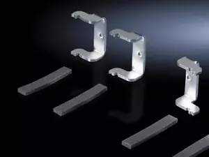 Крепёжный комплект Rittal CP 6053.210 для Optipanel, чёрный/серебристый