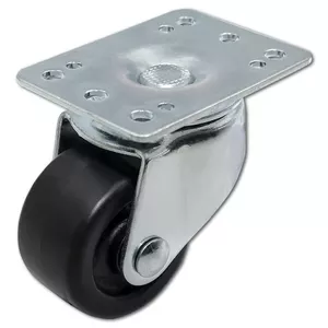 Castor Wheels Set for Rack QOLTEC 4 pcs without locking model 54508