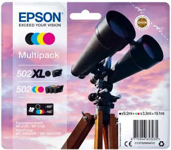 Epson 502 XL Multipack Oriģinālā tintes