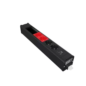 Schneider Electric Unica System+ modulārais bloks ar 2 kontaktligzdām, USB-A/C lādētāju un datu pieslēgvietu, antracīta krāsā