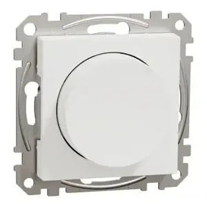 Поворотный светодиодный диммер Schneider Electric WDE002961, многопроводный, 200 Вт, белый
