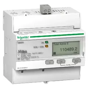Schneider Electric iEM3235 Energy Meter, 1/3-Phase, 5A, Transformer Operated, 100-277/173-480V