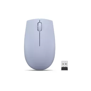 Lenovo 300 Wireless Compact Maus Kabellos Optisch Blau 3 Tasten 1000 dpi pele Abām rokām RF Bezvadu Optisks