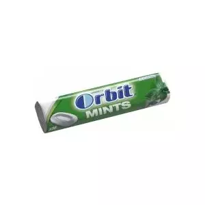 ORBIT Spearmint ruļļu piparmētru uzlīmējamā paciņa 16 gab.