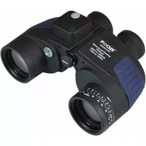 Binoklis focus home interactive AQUAFLOAT 7x50 WP ar kompasu, ūdensizturīgs