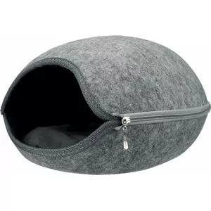 Trixie enclosed pet bed Luna light gray 40 × 24 × 46 cm