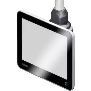 Mounting Console Rittal Anschlusskonsole VESA 75/100 for CP tragarmsystem, model 6206.480, zinc grey