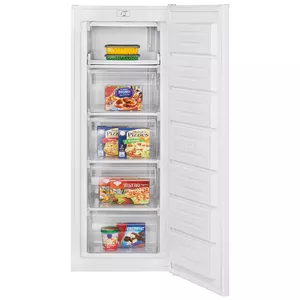 Upright Freezer BOMANN GS 7340 — 168 L, white, manual defrost, 4 drawers, adjustable legs