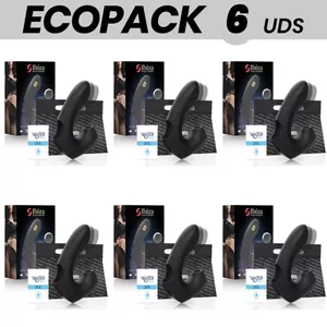 Вибратор IBIZA TECHNOLOGY ECOPACK 6 шт. - наперстковый сосательный вибратор, компактный массажер