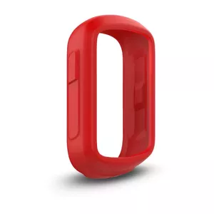 Silicone protective case GARMIN 010-12654-21 for compatible bicycle computers — red