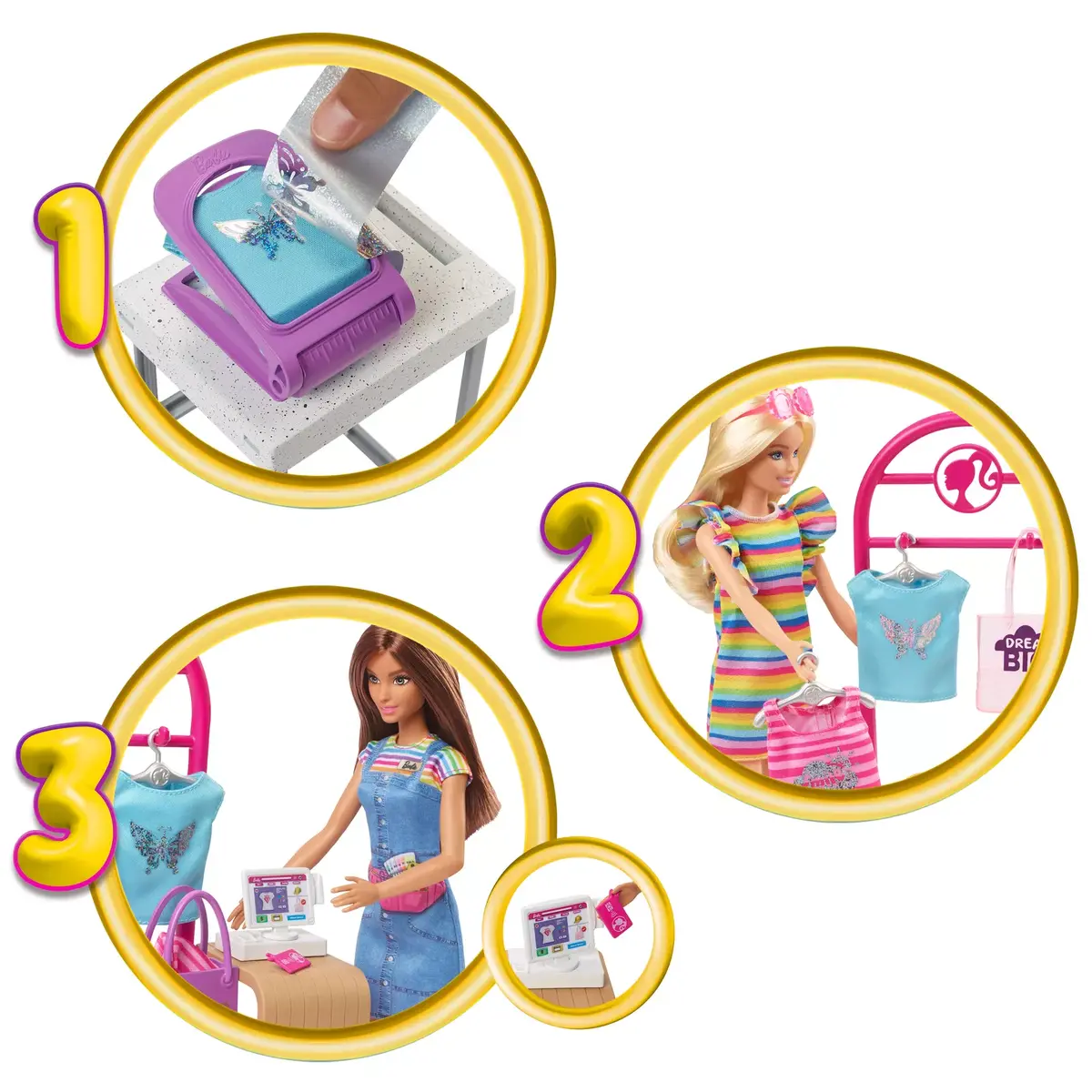 Leļļu veikala komplekts MATTEL Barbie MAKE & SELL BOUTIQUE Photo 3