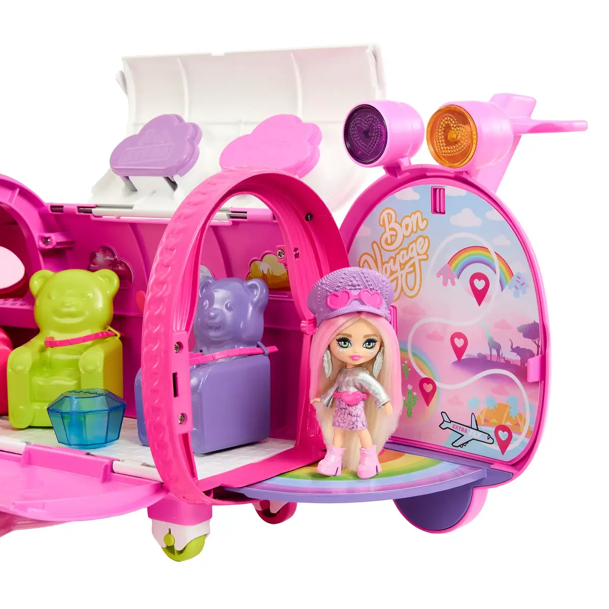MATTEL Barbie Extra Fly Doll and Playset Photo 2