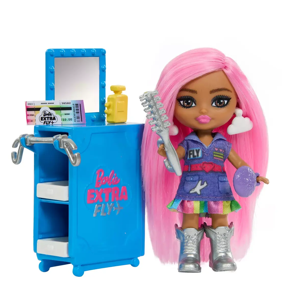 MATTEL Barbie Extra Fly Doll and Playset Photo 3