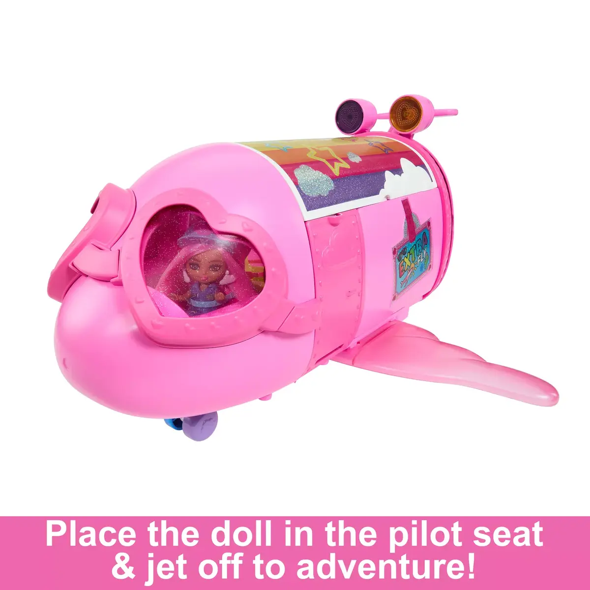 MATTEL Barbie Extra Fly Doll and Playset Photo 5