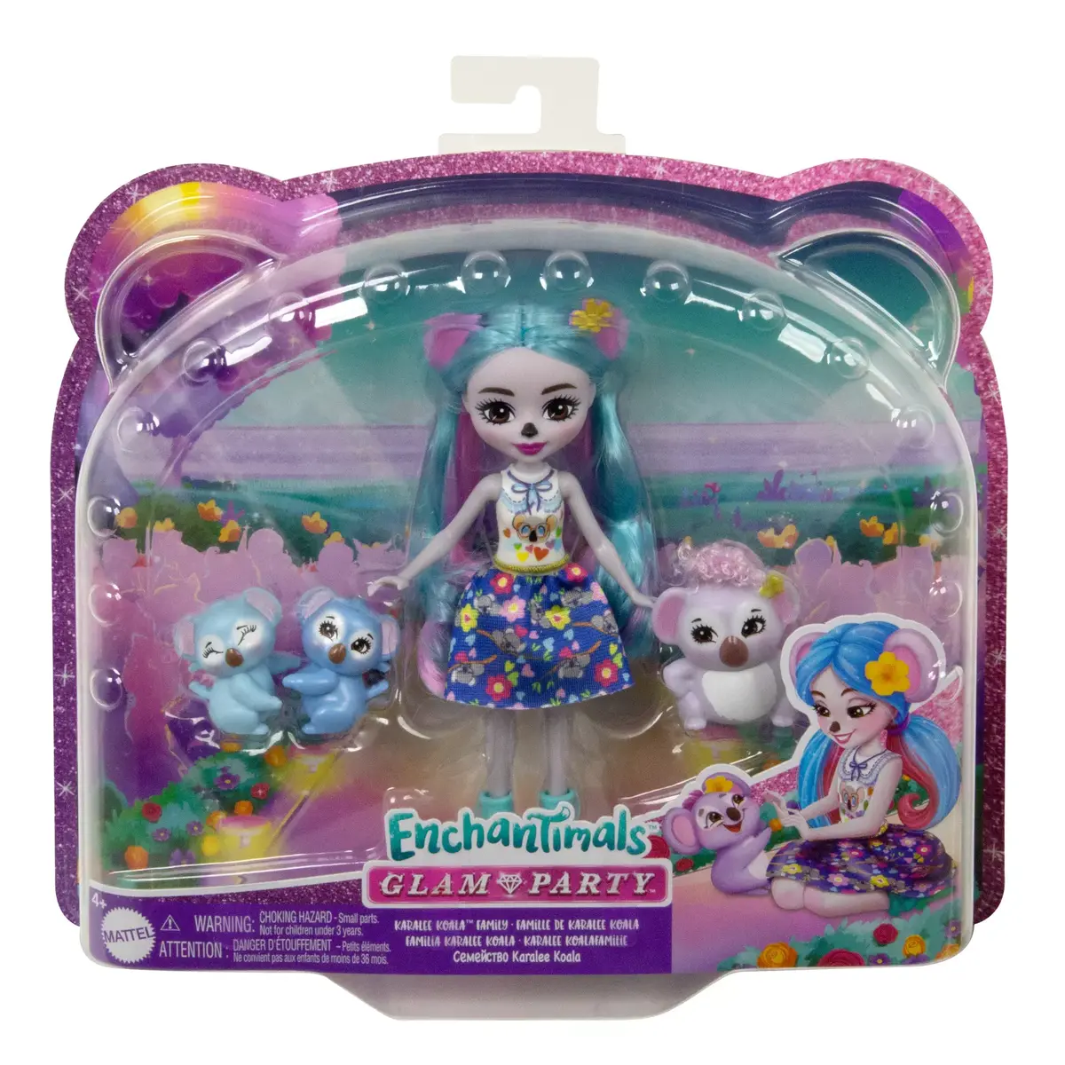 MATTEL Enchantimals Karalee Koala family modes lelle Photo 6
