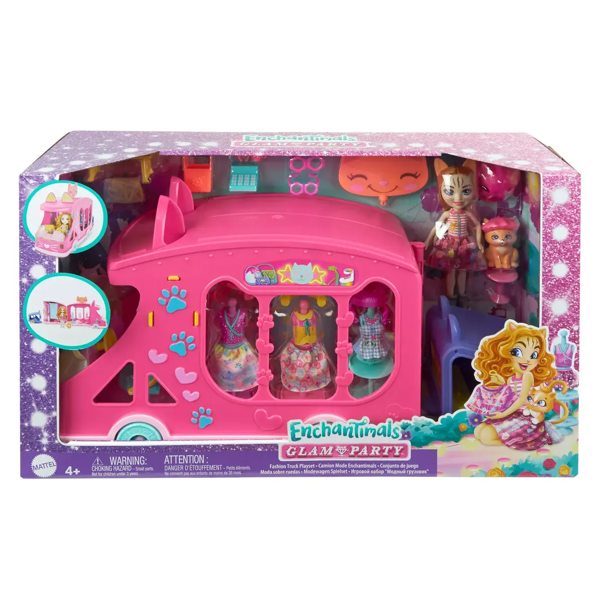 MATTEL Enchantimals Glam Party — fashion truck aksesuārs Photo 6