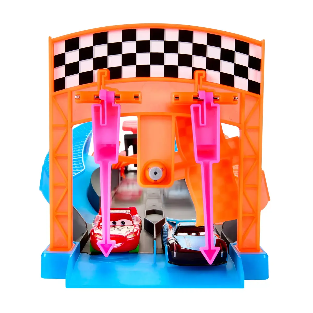 Игровой набор Mattel Disney Pixar Cars Glow Racers Launch & Criss-Cross Photo 2