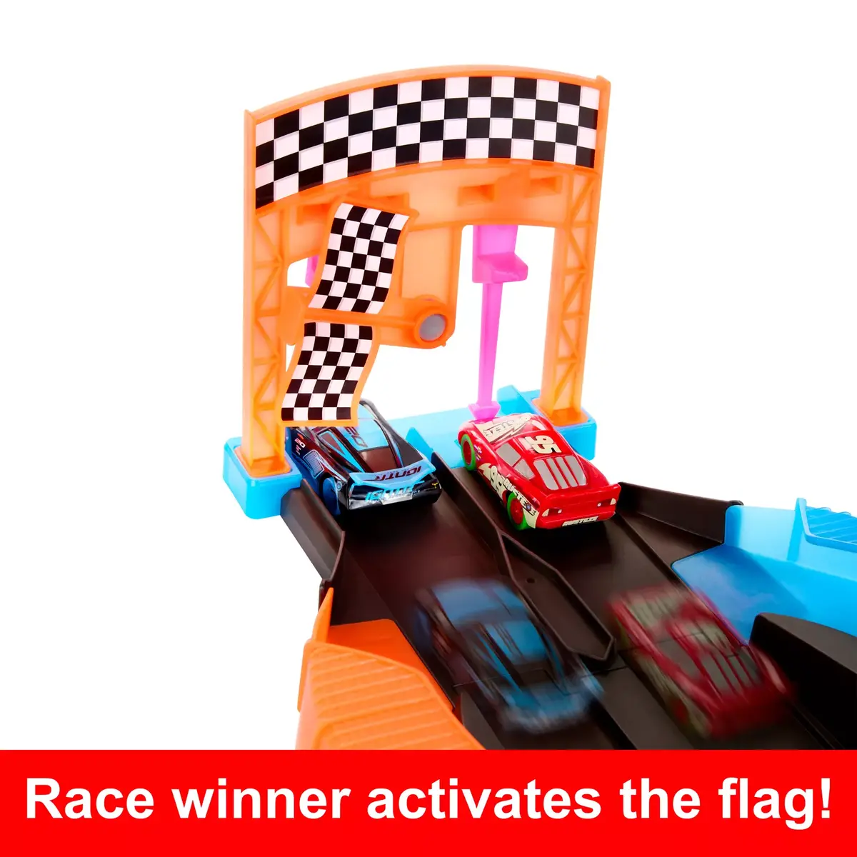 Игровой набор Mattel Disney Pixar Cars Glow Racers Launch & Criss-Cross Photo 6