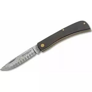 Knife MAGNUM Rangebuster Damast by Magnum Ebony — folding/utility knife, Damascus steel blade, Ebony handle