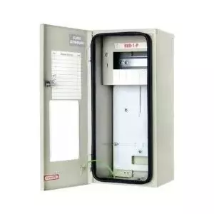 KARWASZ RUH-1-P Z/O Universal 1-Phase 1-Meter Electricity Meter Cabinet, 6 Modules, IP54