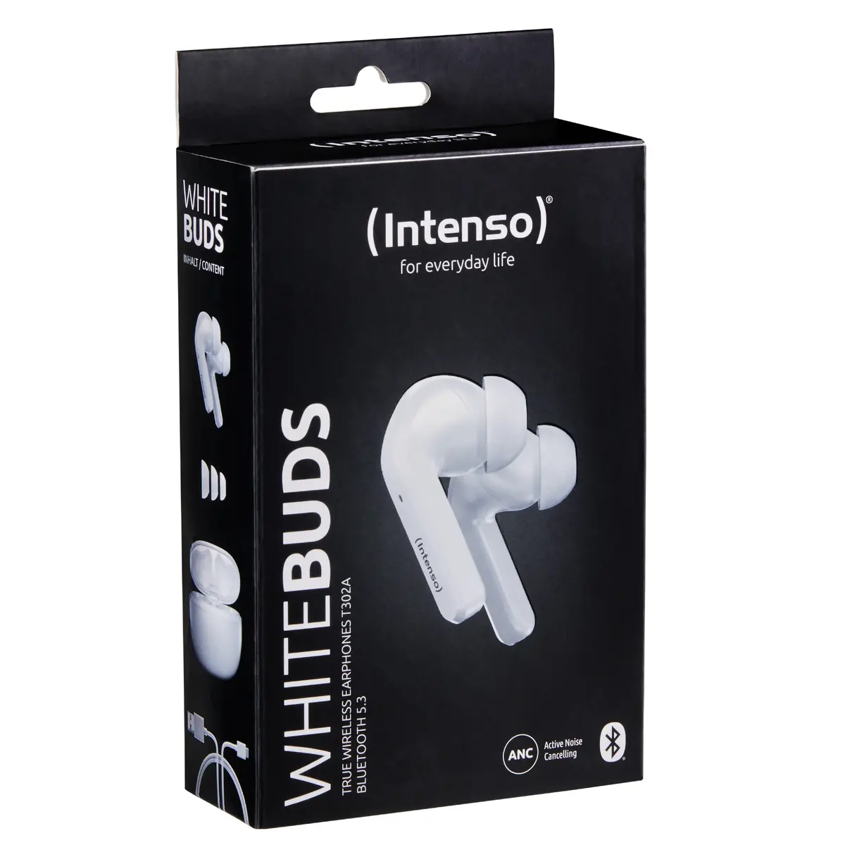 Intenso White Buds T302A Bezvadu Austiņas Photo 2
