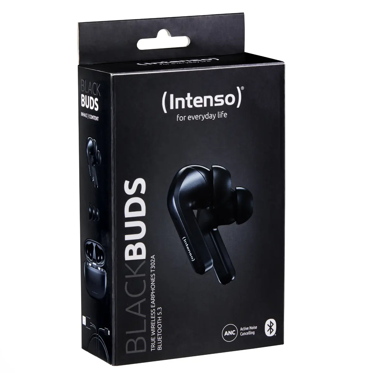 Intenso Black Buds T300A austiņas Photo 2