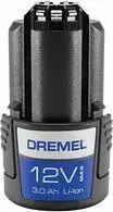 Rechargeable Li‑Ion Battery Dremel 261512V3JA 3 Ah 12 V for cordless tools