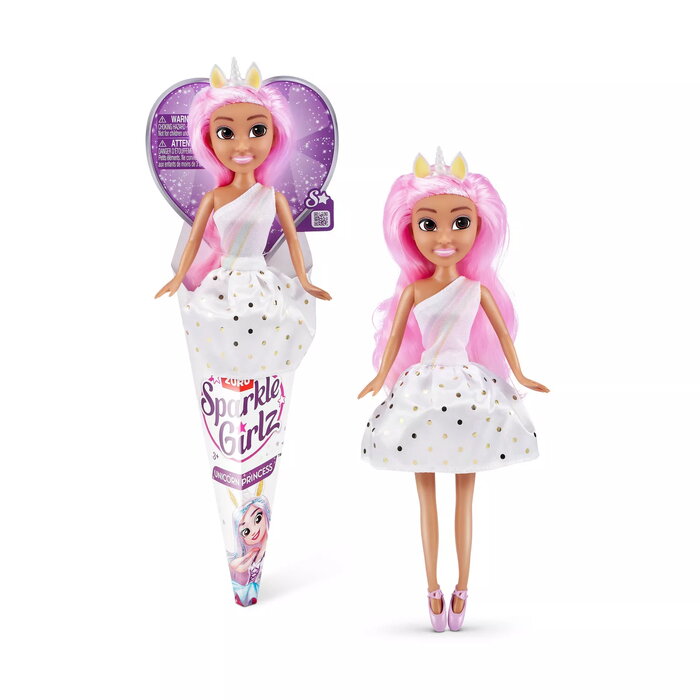 Fashion doll Sparkle Girlz Unicorn Cone Doll