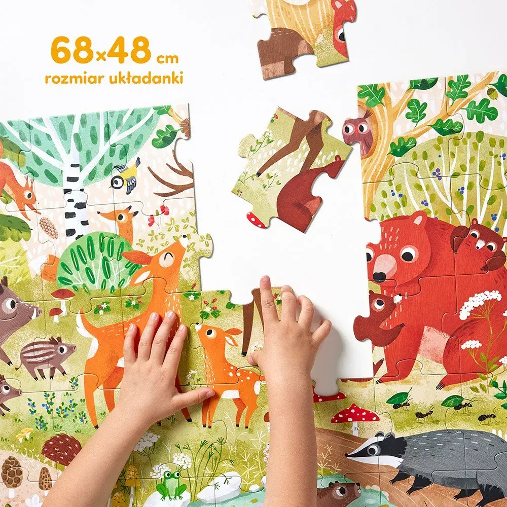 Jigsaw puzzle CzuCzu Wild puzzle - Forest 40 pcs Photo 2