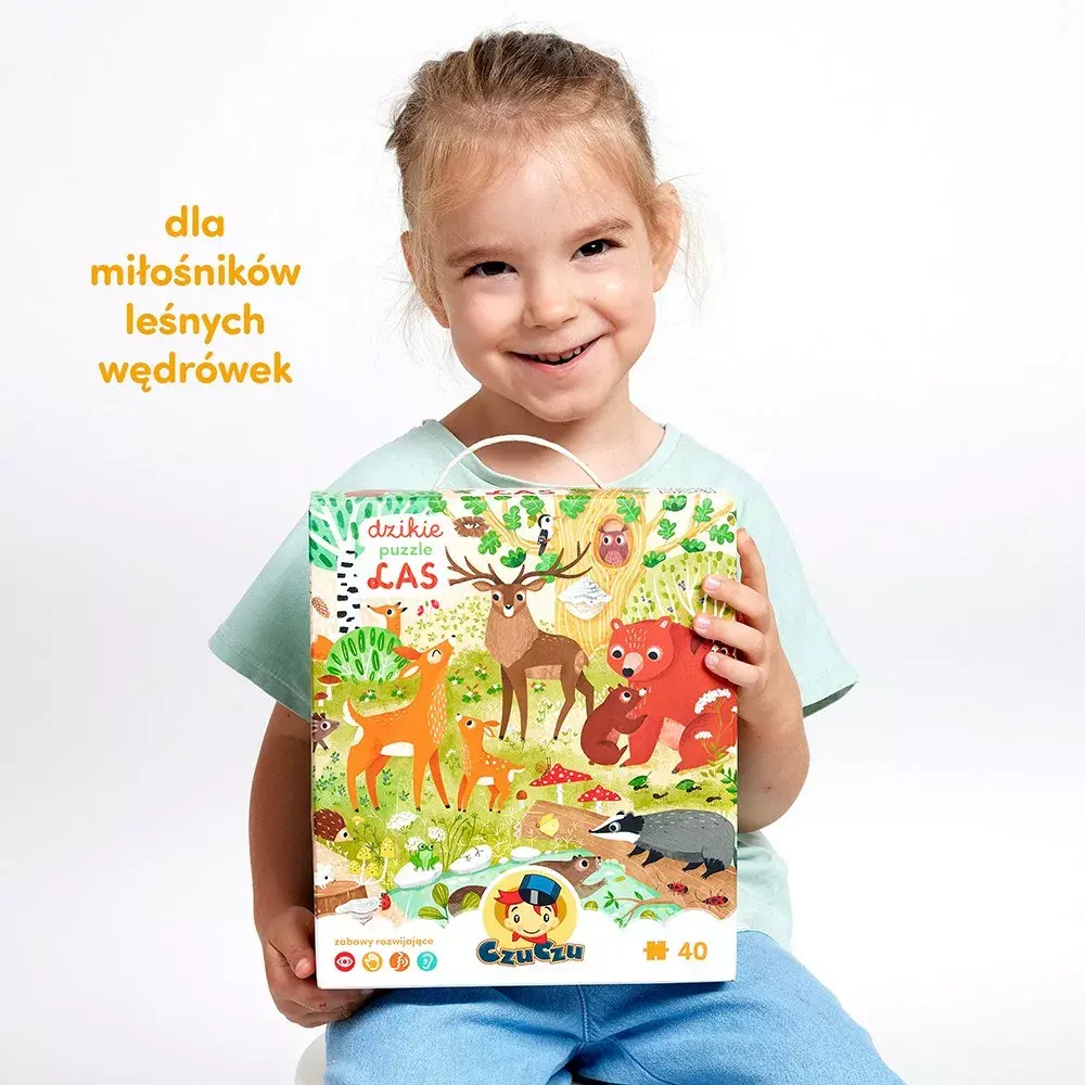 Jigsaw puzzle CzuCzu Wild puzzle - Forest 40 pcs Photo 5