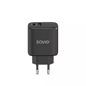 Outdoor Charger SAVIO LA-06/B USB Type-C 30W Power Delivery 1x USB-C Black, 5–20V, 3A/9V, 3A/5V, 3A/12V, 2.1A