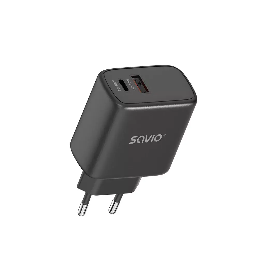 Āra lādētājs SAVIO LA-06/B 30W USB-C Photo 2