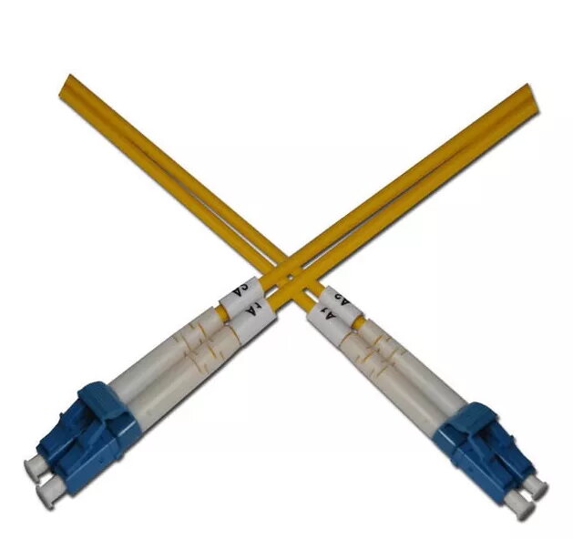 Optiskais savienojuma kabelis LC‑LC 9/125 µm