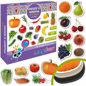 Maksik Maksik Magnesy Owoce warzywa MV 6032-42 - fridge magnets set with fruit and vegetable designs