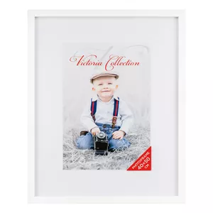 Photo frame Victoria Collection Victoria Cubo 40x50 white — wall or tabletop display, fits 40×50 cm prints