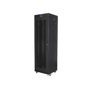 Напольный шкаф LANBERG FF01-6642-23BL 42U 600x600 мм 1200 кг IP20 черный