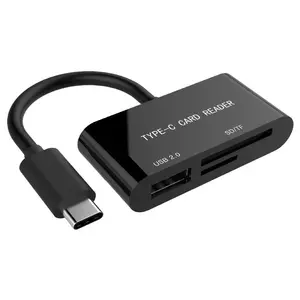 Card Reader Gembird UHB-CR3-02 USB 3.2 Gen 1 Type-C Black MicroSD SD