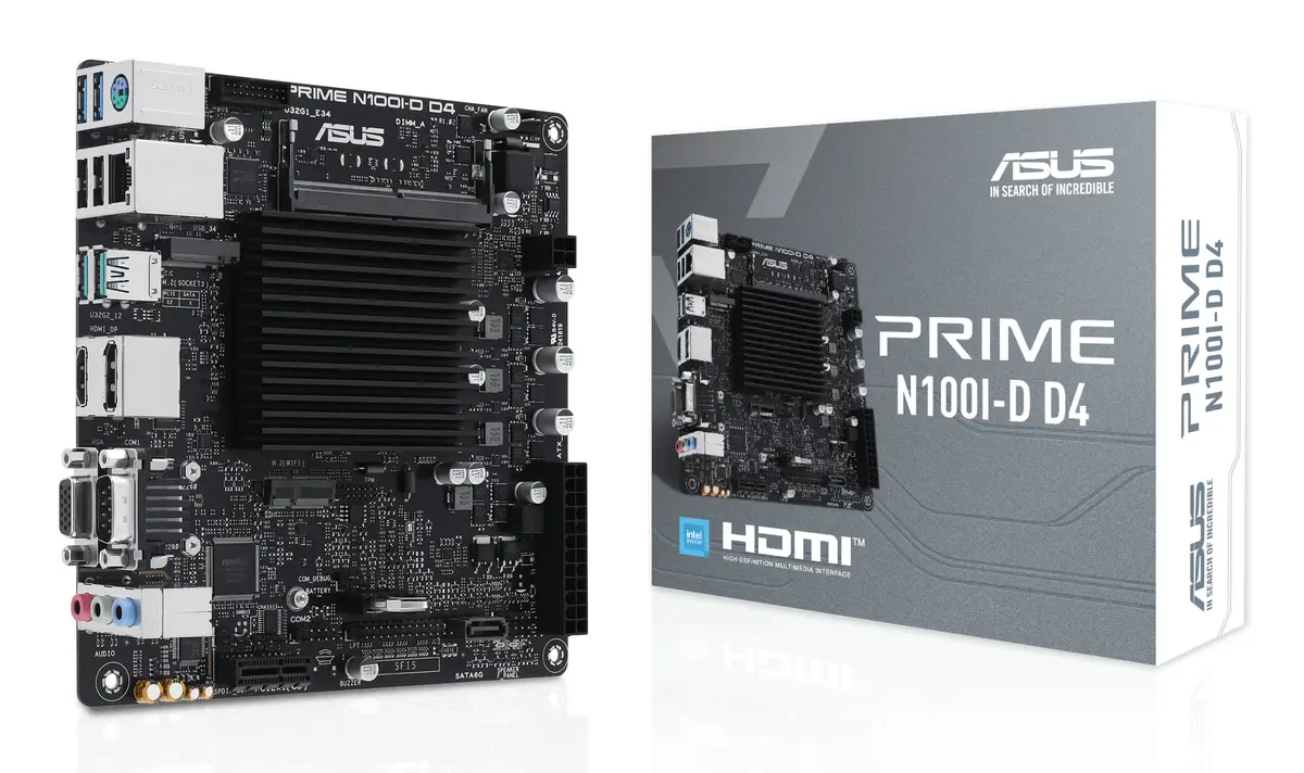 ASUS PRIME N100I-D D4 Mini-ITX mātesplate