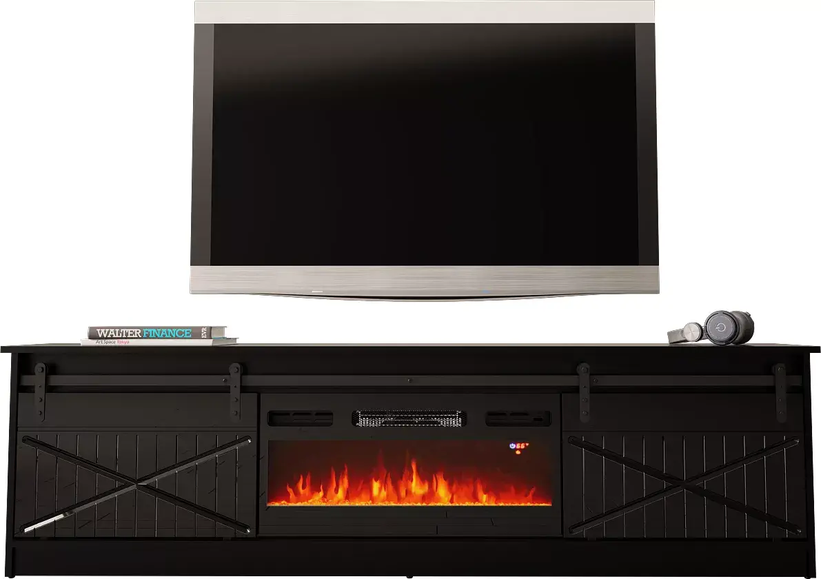 Тумба под TV с камином Cama Meble GRANERO 200 см Photo 2