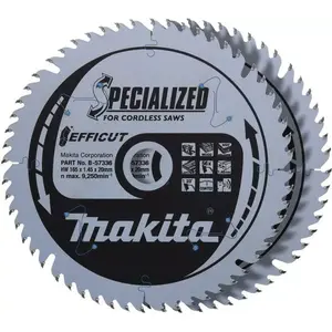 Диск пильный Makita B-57336-2 165 мм, 56 зубьев для распиловки древесины