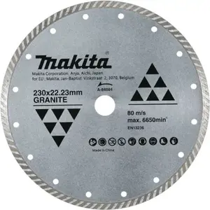 Алмазный диск для бетона Makita Turbo 230 мм A-84084