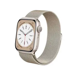 Ремешок для часов Crong CRG-40MST-CHP — нержавеющая сталь, совместим с Apple Watch Series 1–9, SE, Nike