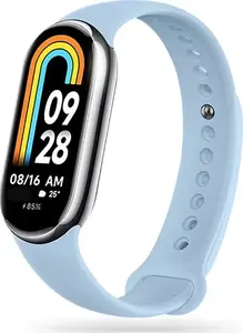 Silikona siksniņa Tech‑Protect Iconband priekš Xiaomi Smart Band 8/9/10 NFC — zila