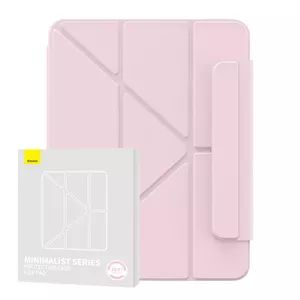 Magnētiskais futrālis Baseus Minimalist Pad 10 10.9″ (rozā)