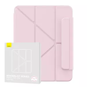 Magnētiskais futrālis Baseus Minimalist Pad 10.2″ (2019/2020/2021) (bērnu rozā)