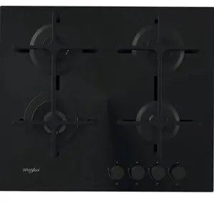 Whirlpool AKT 627/NB1 Built-in Gas Hob 4 Zones Rotary Control