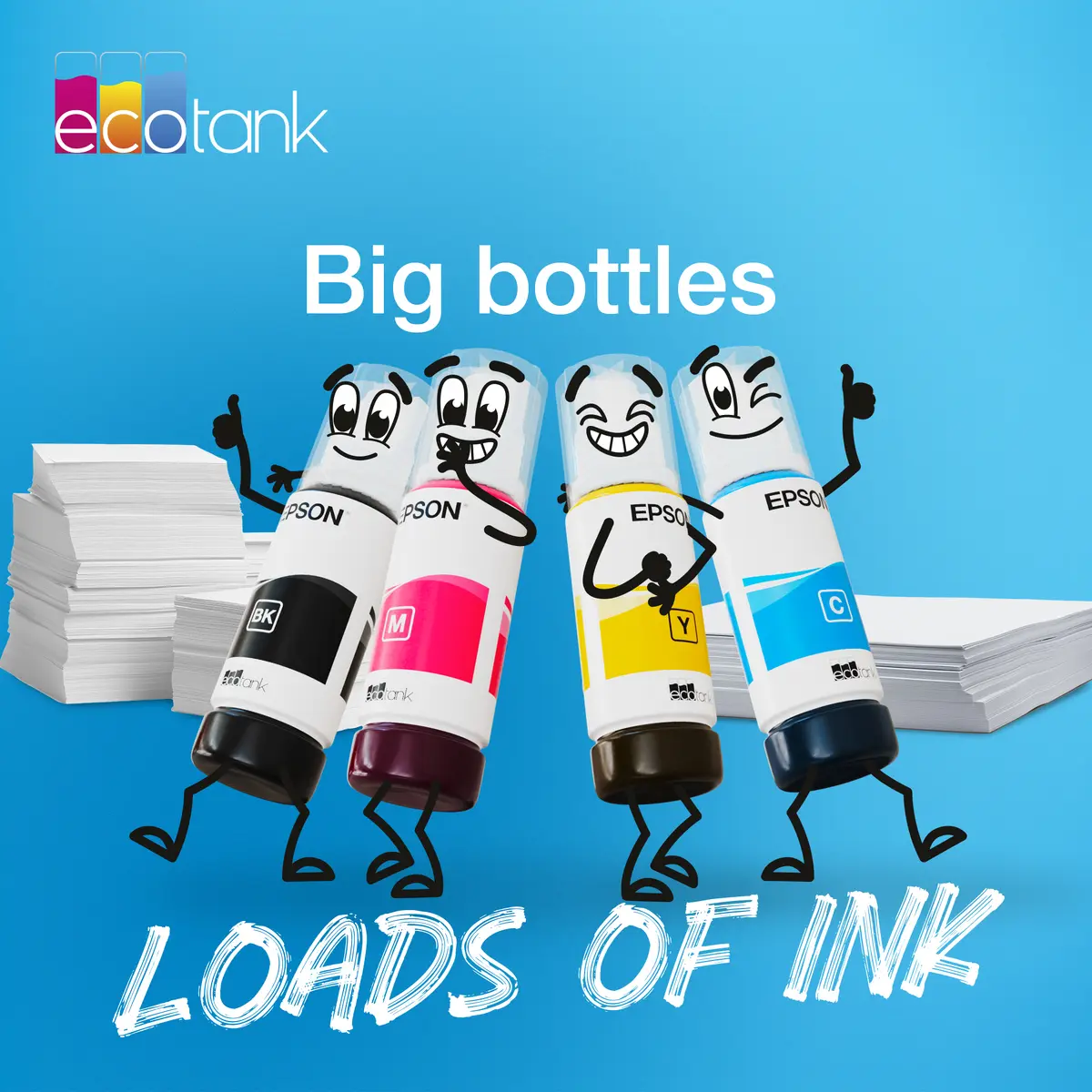 Чернильный флакон Epson 104 EcoTank Cyan Photo 5