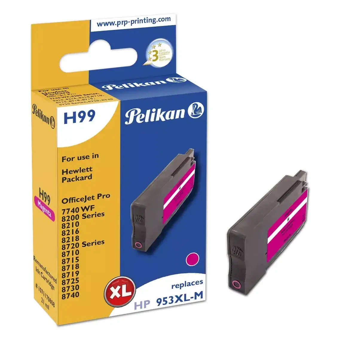 Pelikan 1071170808 Magenta Ink Cartridge for HP 953XL Photo 2