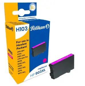 Pelikan 1071170854 Magenta Ink Cartridge for HP T6M07AE