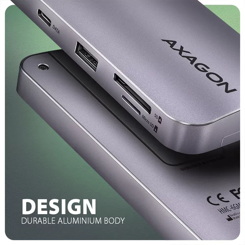 USB хаб Axagon HMC-6GM2 Photo 6